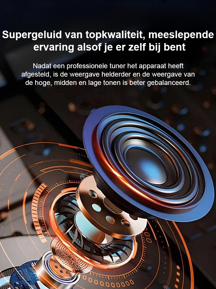 【Microfoon verzenden】Draadloze Bluetooth-luidspreker met diepe bas