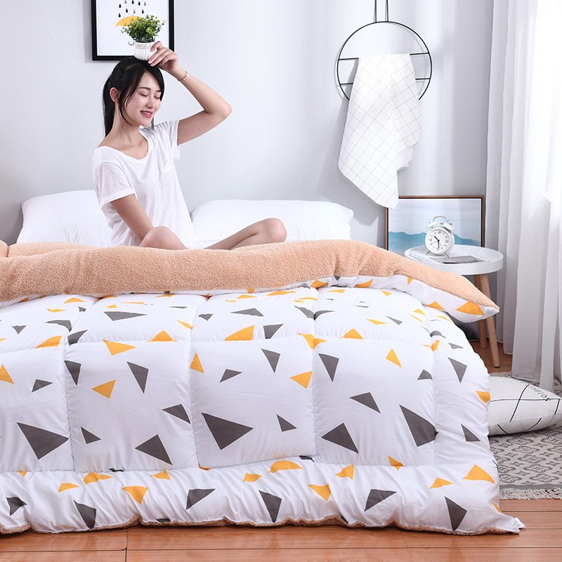 冬用ラムズウールキルト