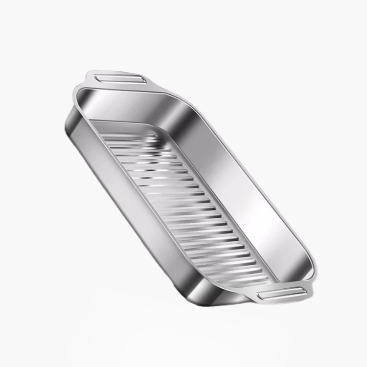 도톰하고 진하게 덮개 있는 생선구이판