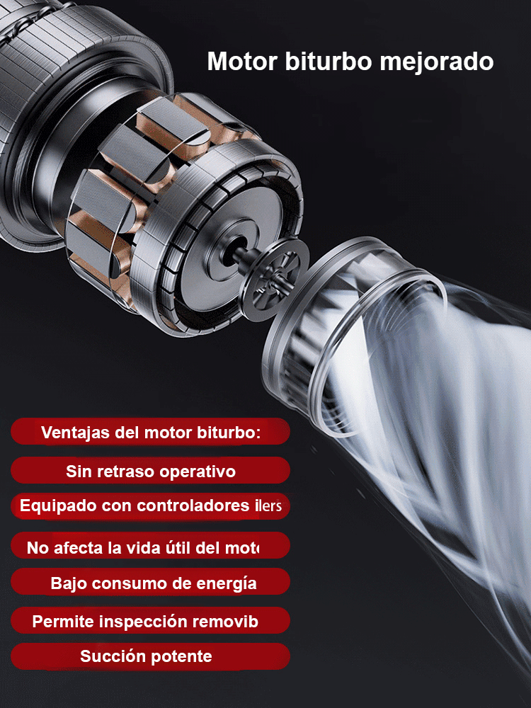 Aspiradora automática 4 en 1