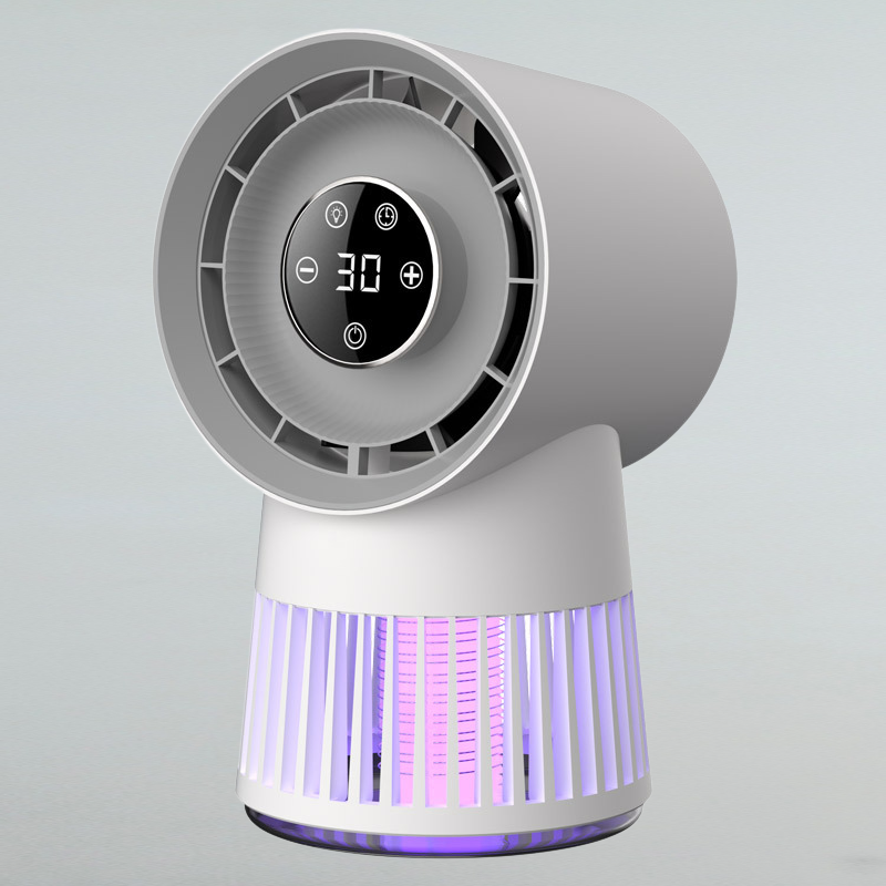 家庭用電撃蚊取り消灯ファン2 in 1