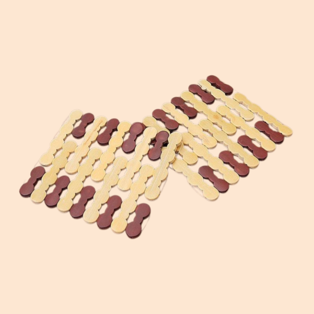 둥근 대나무 플레이스매트