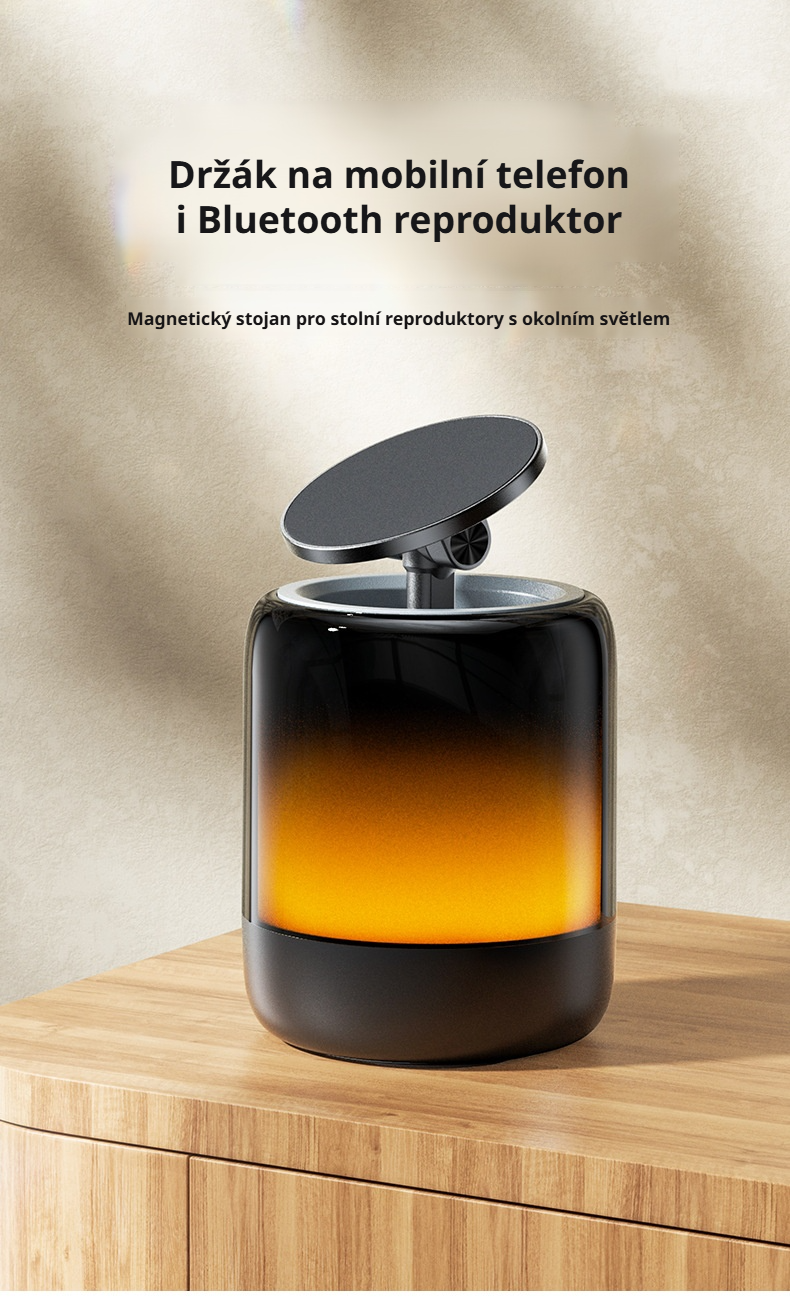 Bluetooth reproduktor s teleskopickým držákem na stůl