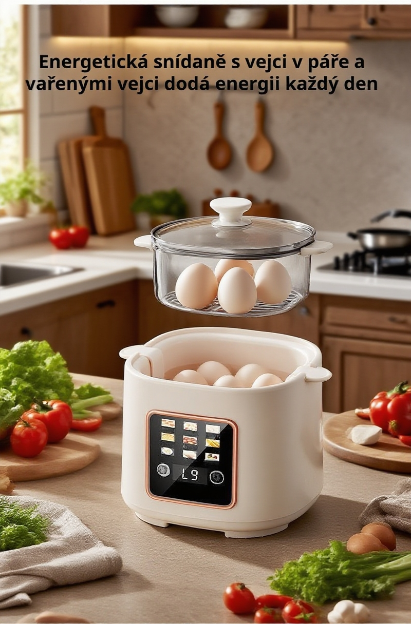 Multifunkční vařič vajec pro domácnost