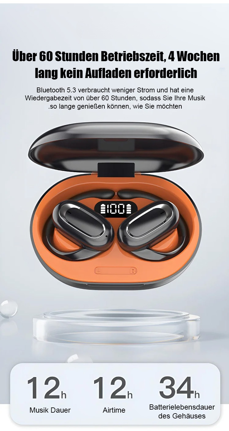 Ohrhörer mit offenem Design für maximalen Tragekomfort