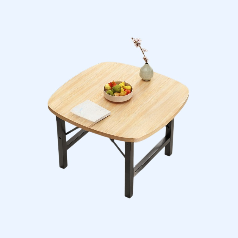 Foldable living room solid wood low table