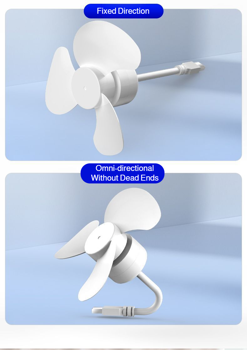 Mini car fan with power bank function