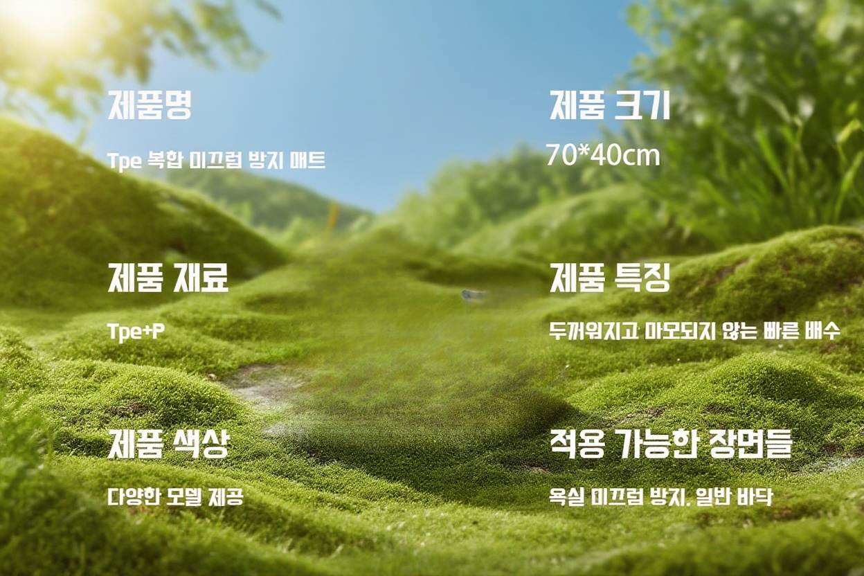 욕실 인테리어에 잘 어울리는 매트