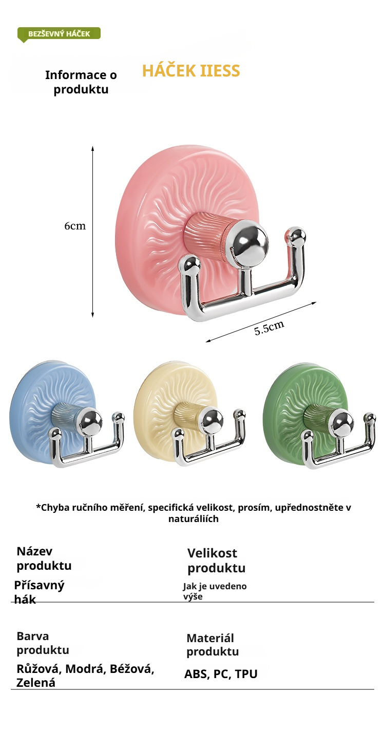 Opakovaně použitelné háčky na kuchyňské náčiní