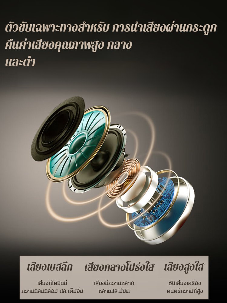 หูฟังบลูทูธกันน้ำแบบนำเสียงผ่านกระดูก