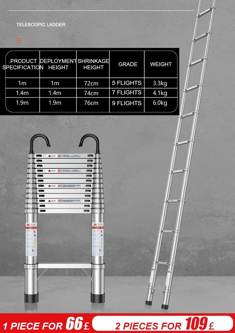 Multifunctional Telescopic Ladder