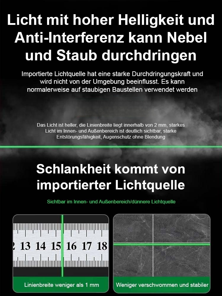 【Ingenieurlaser-Positionierer】Messung der Gebäudeniveaus innerhalb von 300 Metern nahezu fehlerfrei.