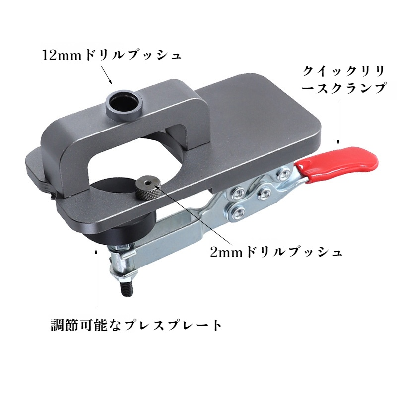 ヒンジ取り付け用ロケーターの使い方