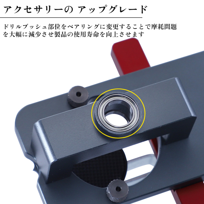 ヒンジオープナー キャビネットドア穴あけ補助工具 穴あきロケーター ヒンジ取り付け工具