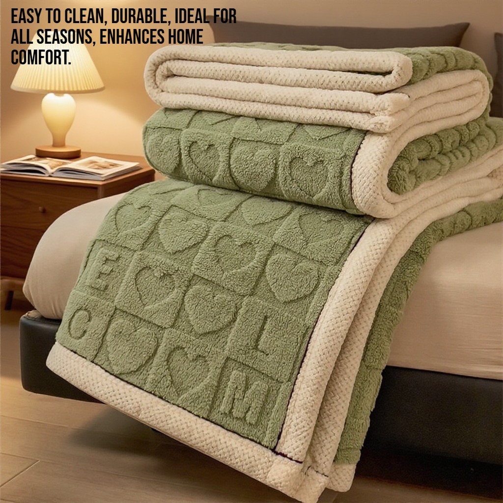 Sofa coral fleece leisure blanket