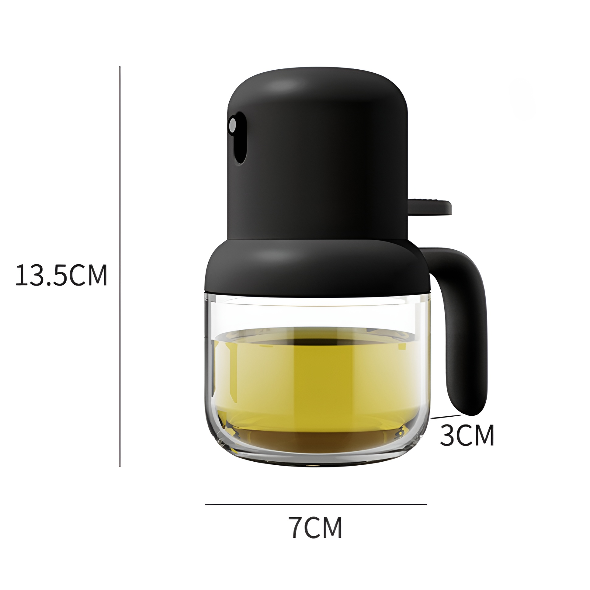Press-Action Glass Oil Sprayer