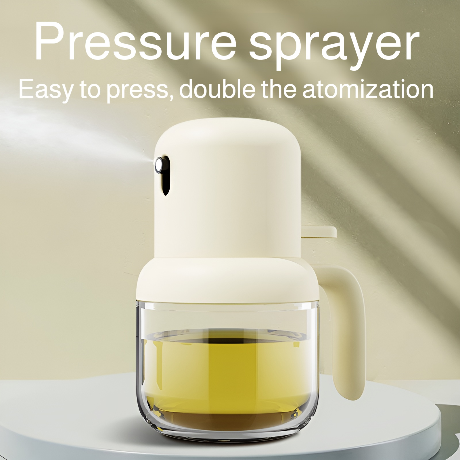 Press-Action Glass Oil Sprayer