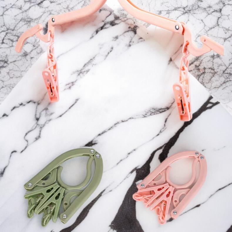 다용도 컴팩트한 휴대용 접이식 옷걸이