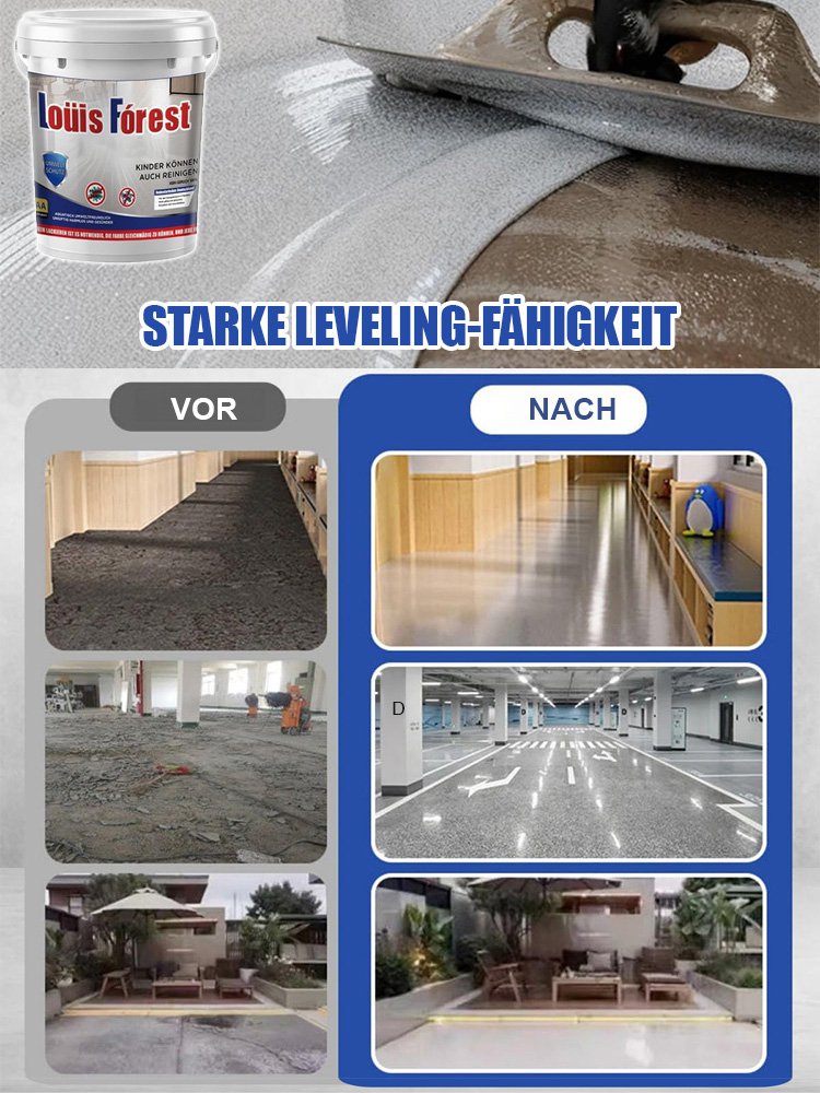 Epoxidharz-Farbsand-Selbstverlaufboden aus Deutschland