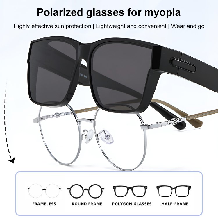 TR90 polarized myopia wearable sports cycling sunglasses