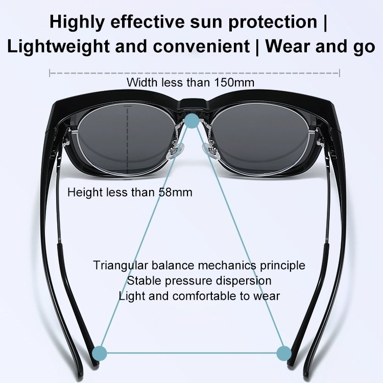 TR90 polarized myopia wearable sports cycling sunglasses