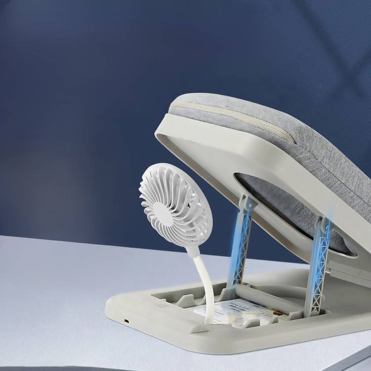 이동식 선풍기 엎드려 베개