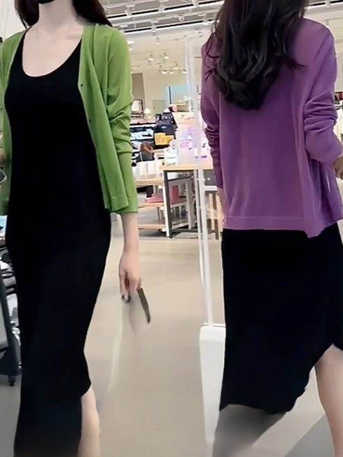 냉장고 카디건+나시 원피스 세트