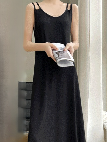 냉장고 카디건+나시 원피스 세트