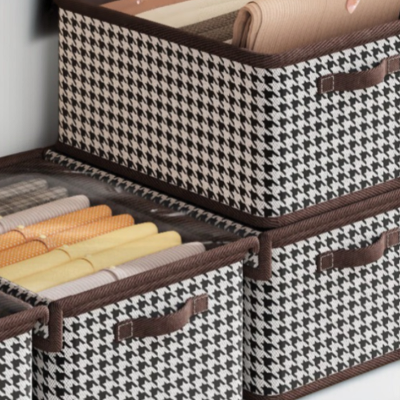 기숙사 접이식 수납 바구니 천조격 수납함 옷장 수납 바구니