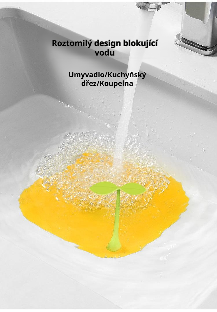 Fazolový klíček design silikonového víčka