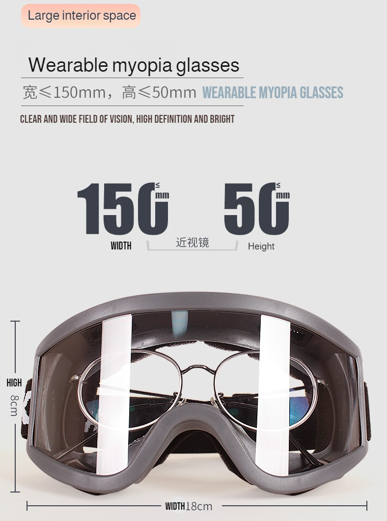 Multifunctional anti-fogging goggles and anti-splash eye shield