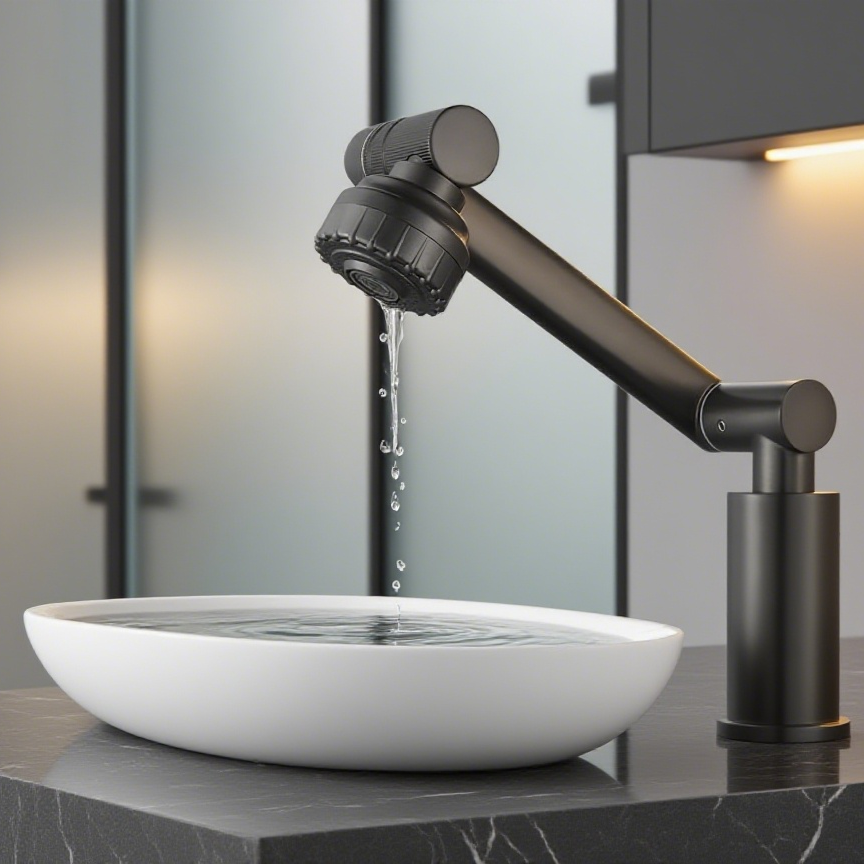 1080° mecánico grifo giratorio (gato de la suerte)