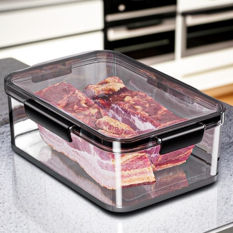 صندوق تخزين لحفظ نضارة الثلاجة بسعة كبيرة