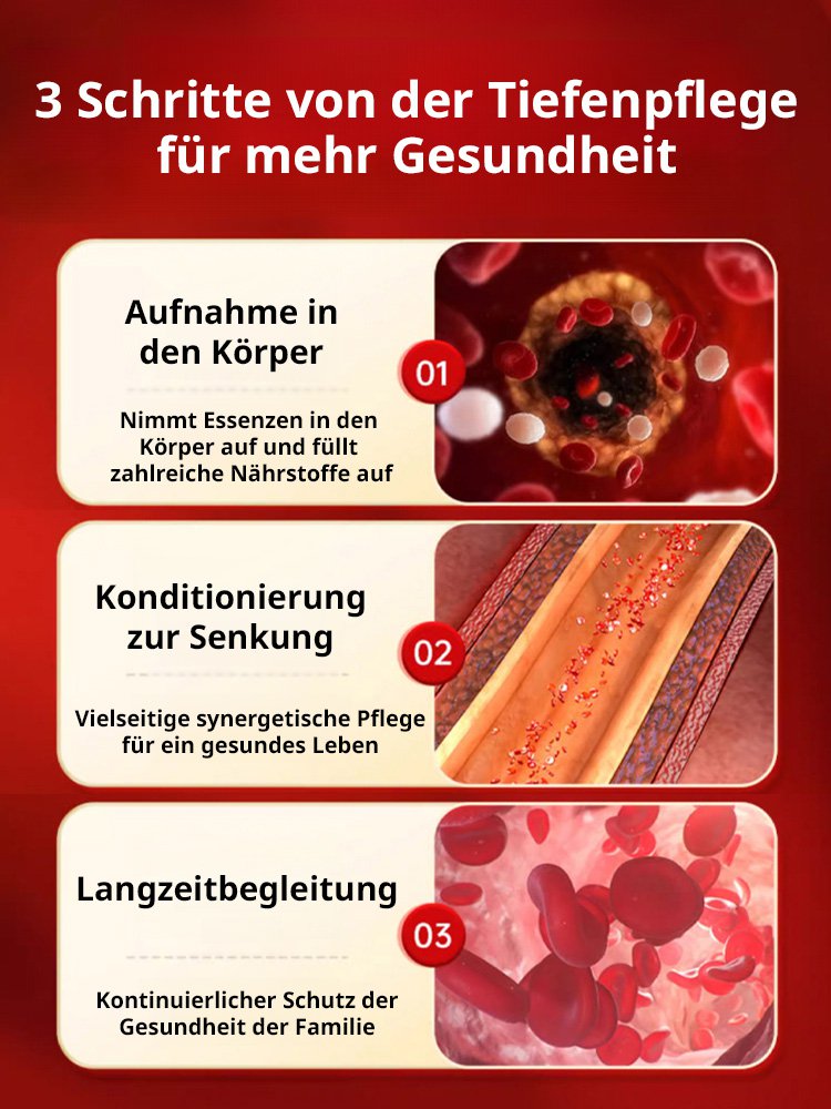 Reinigung der Blutgefäße und Blutdruckausgleich Kapseln