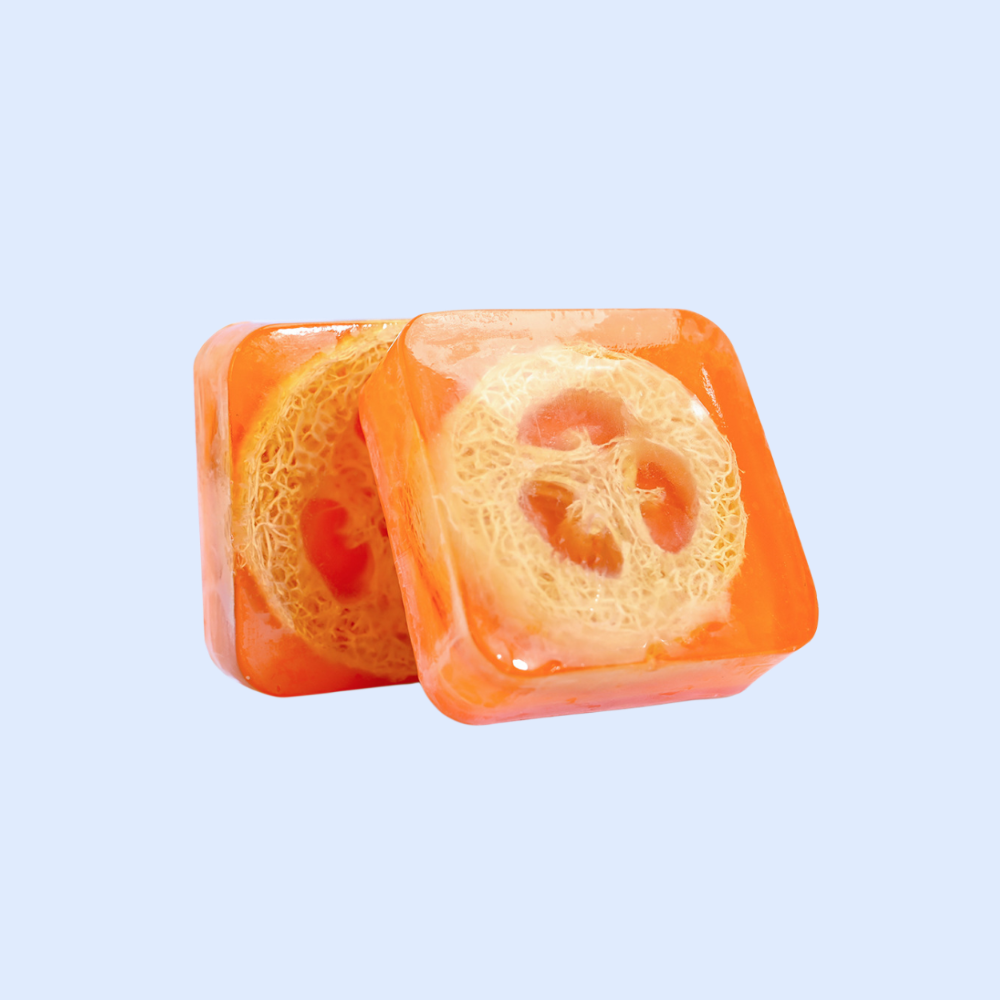 ヘチマとココナッツミルクの保湿ハンドメイド石鹸