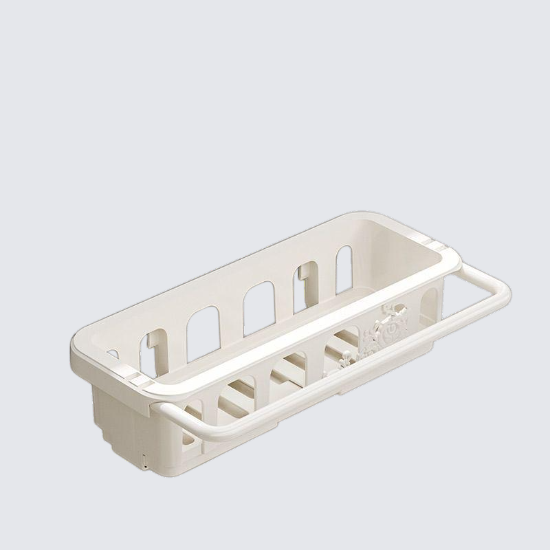 キッチン伸縮シンク収納ラックパンチフリーカウンタートップラック壁掛けウォーターバスケット