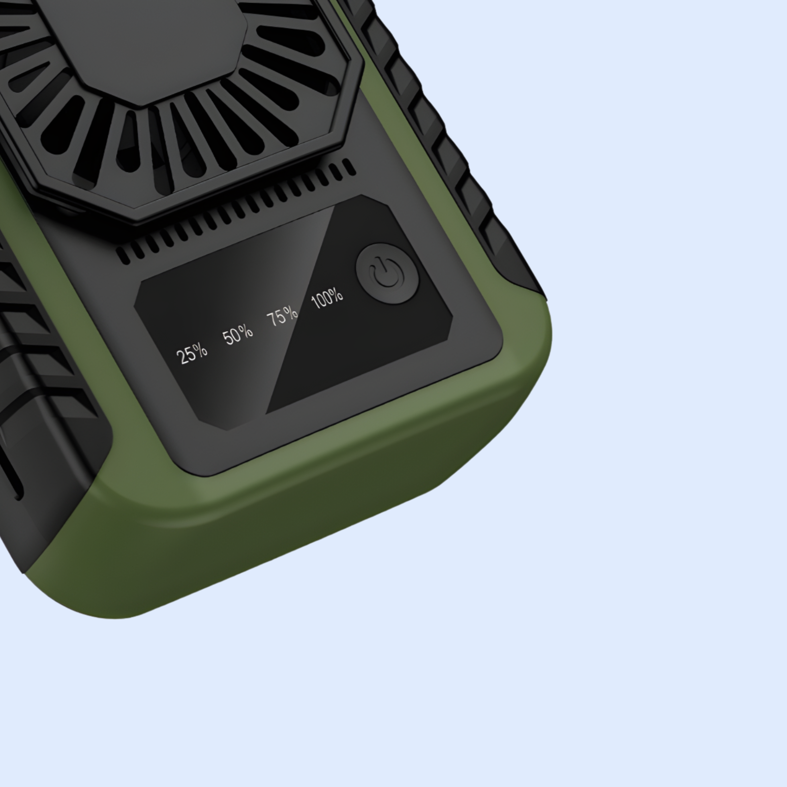 腰掛け扇風機 ポータブル ウエストクリップ 冷却アーティファクト 屋外 建設現場 高風力 充電式扇風機