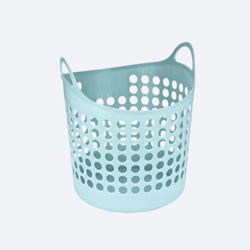 화장실 통풍용 투명 세탁물 바구니 수납함