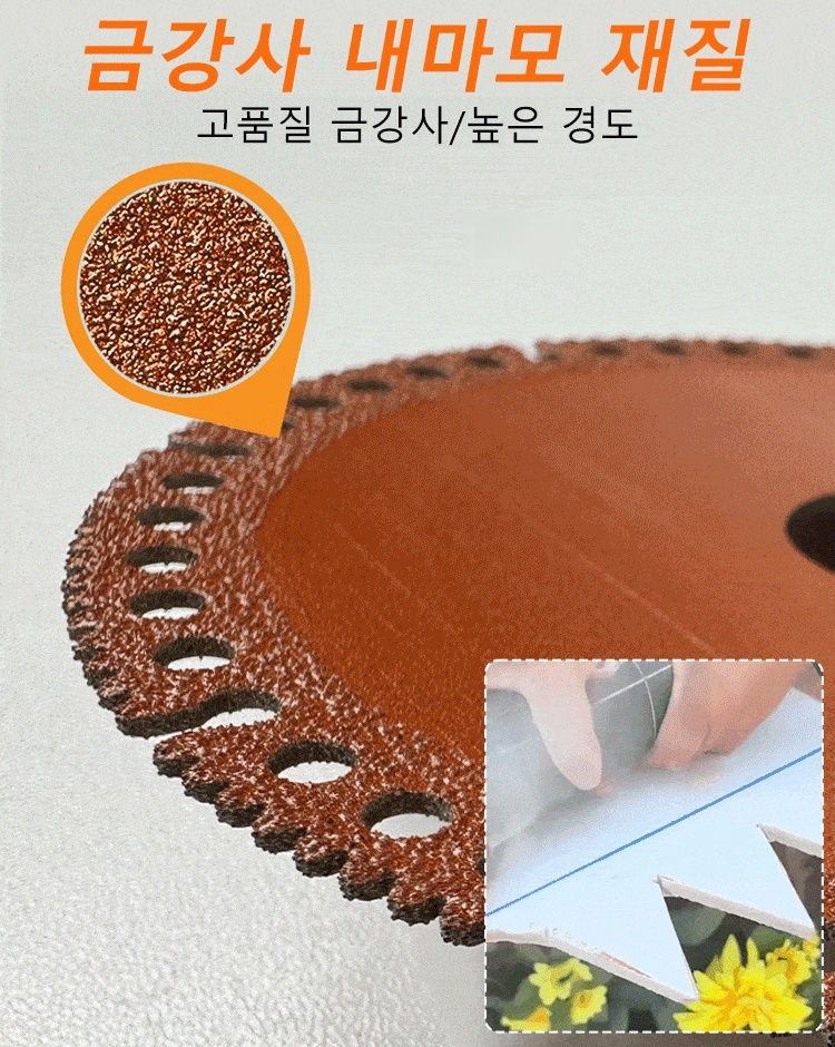 날카롭고 내마모 산업용 복합 다기능 절단 그라인더 블레이드