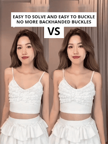 Front Clasp Invisible Bra "Stays Put Even When You Jump"