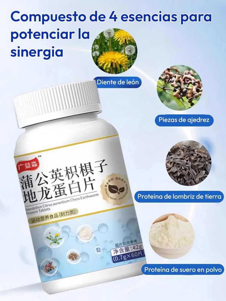 【Enemigo de la frecuencia urinaria】Tabletas de proteína de diente de león, semilla de naranja amarga