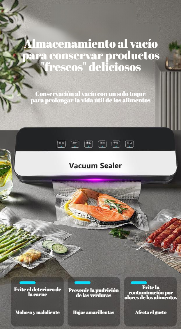 Selladora de alimentos al vacío JMY fácil de usar