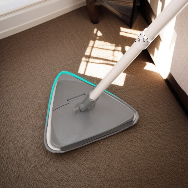 家庭用高層折りたたみ多機能三角モップ 伸縮調節可能なクリーン天井 窓拭きに最適