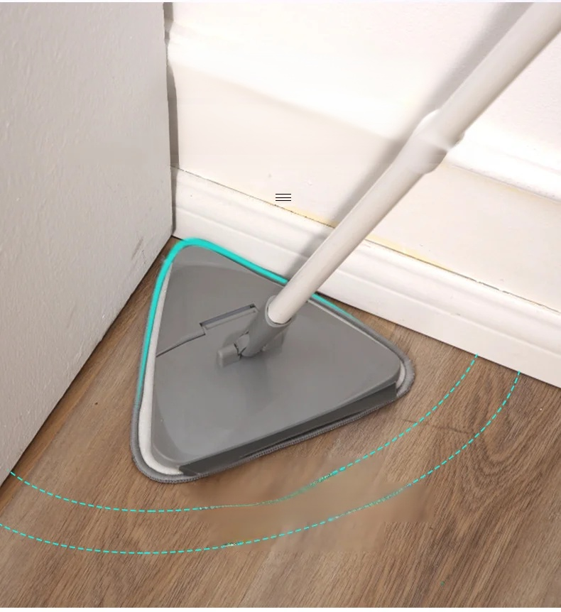 簡単に折りたためる多機能掃除モップ