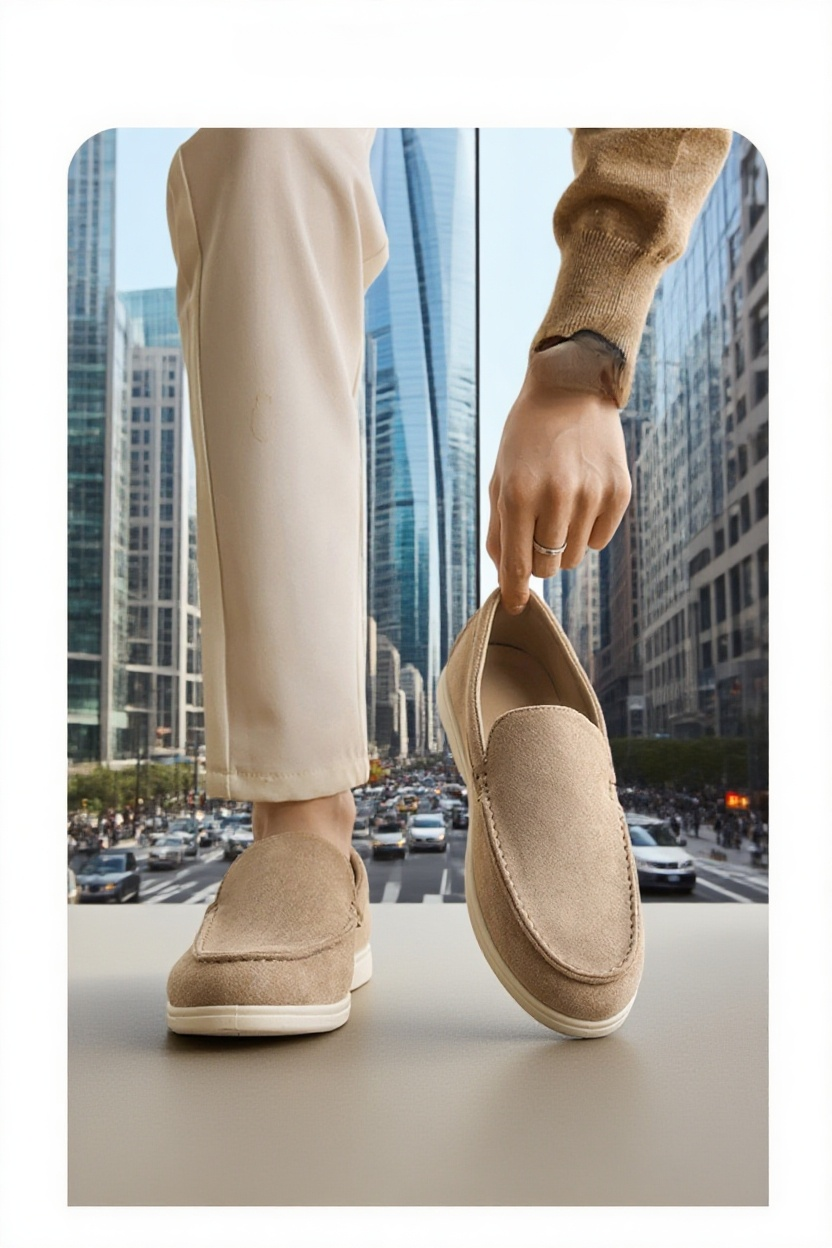 세련된 디자인의 남성 슬립온 로퍼