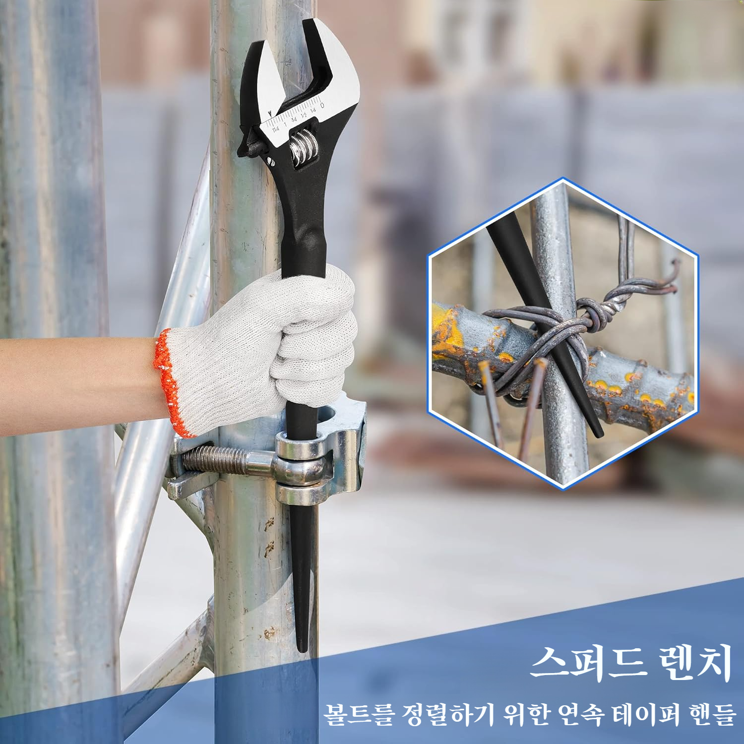 편리한 그립감의 다기능 렌치