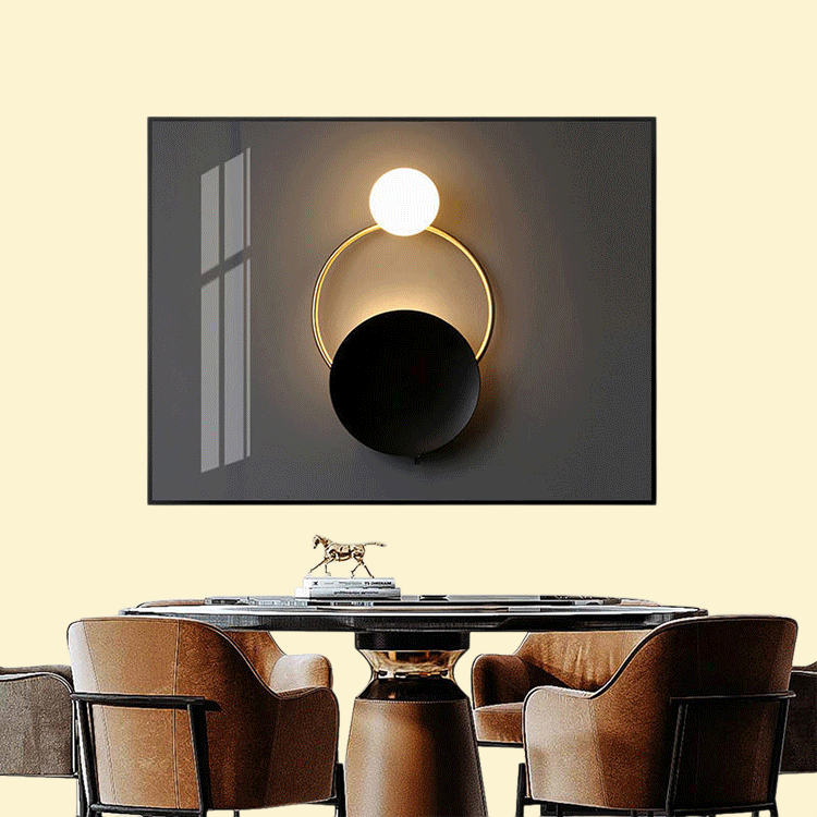 심플한 전기 계량기함 장식 그림