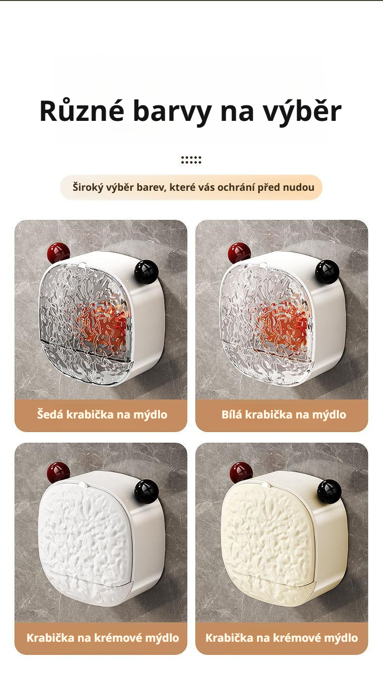 Elegantní mýdlenka na zeď – detailní pohled