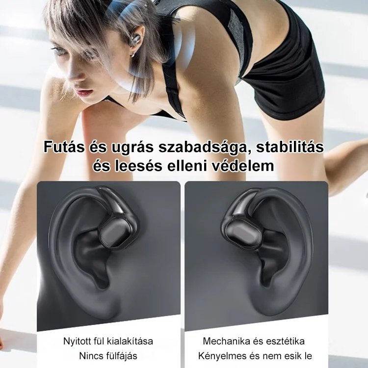 99H tartományú valódi csontvezetéses lógó füles bluetooth headset