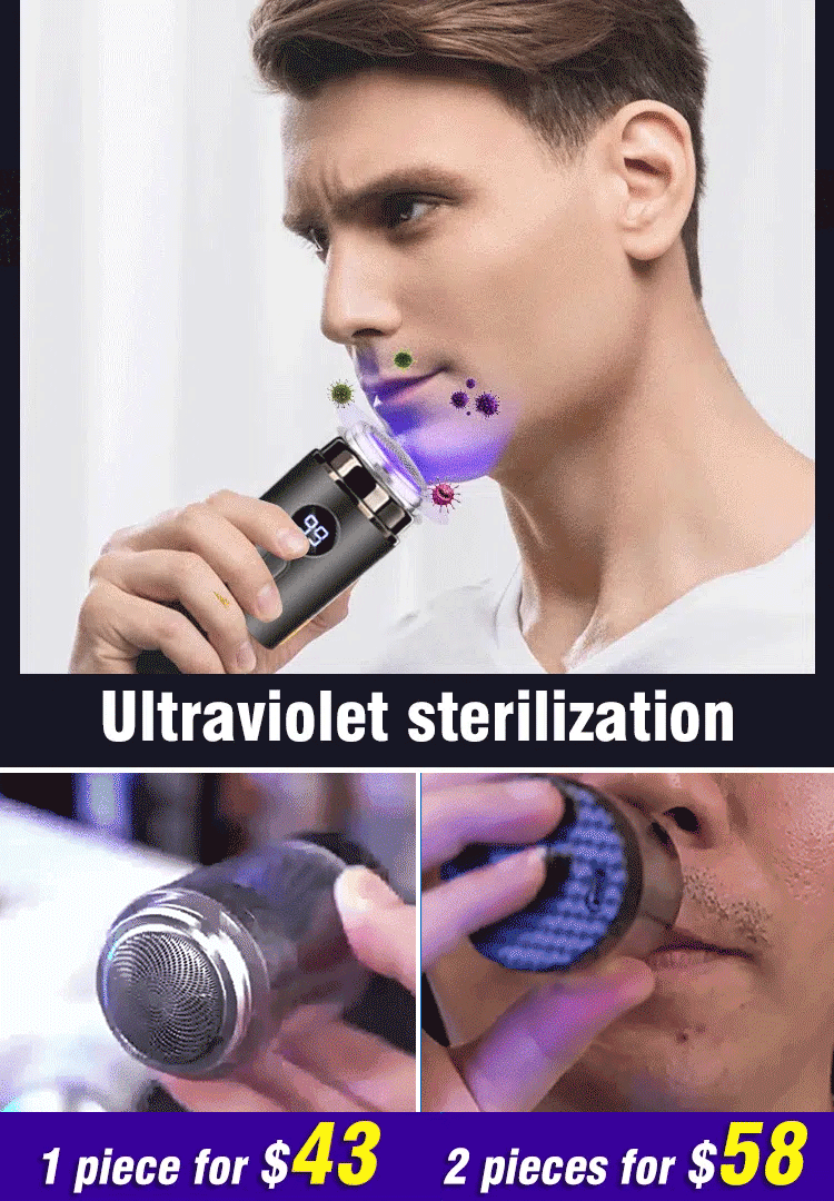 Electric shaver, super clean, full body washable beard shaver